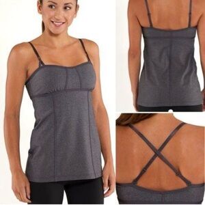 Lululemon Ariel Tank Top Adjustable‎ Strap Bra 2